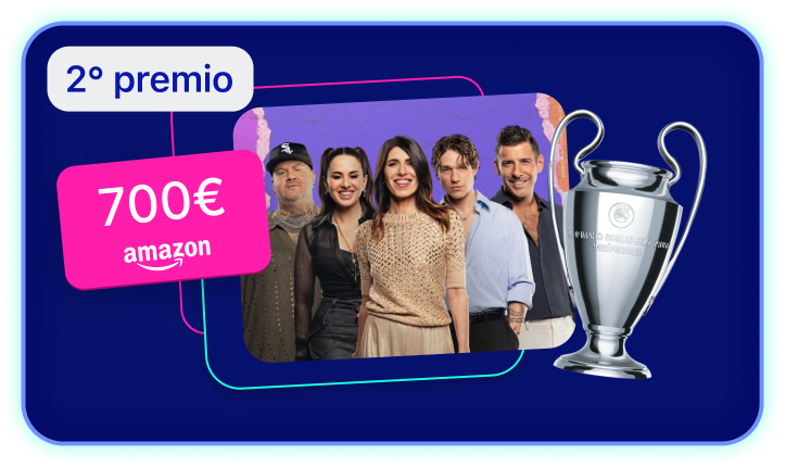 2° in classifica  Buono Amazon del valore di Euro 700,00 + Accesso alla finale X Factor 2027 in studio per due persone + Trofeo 2° classificato